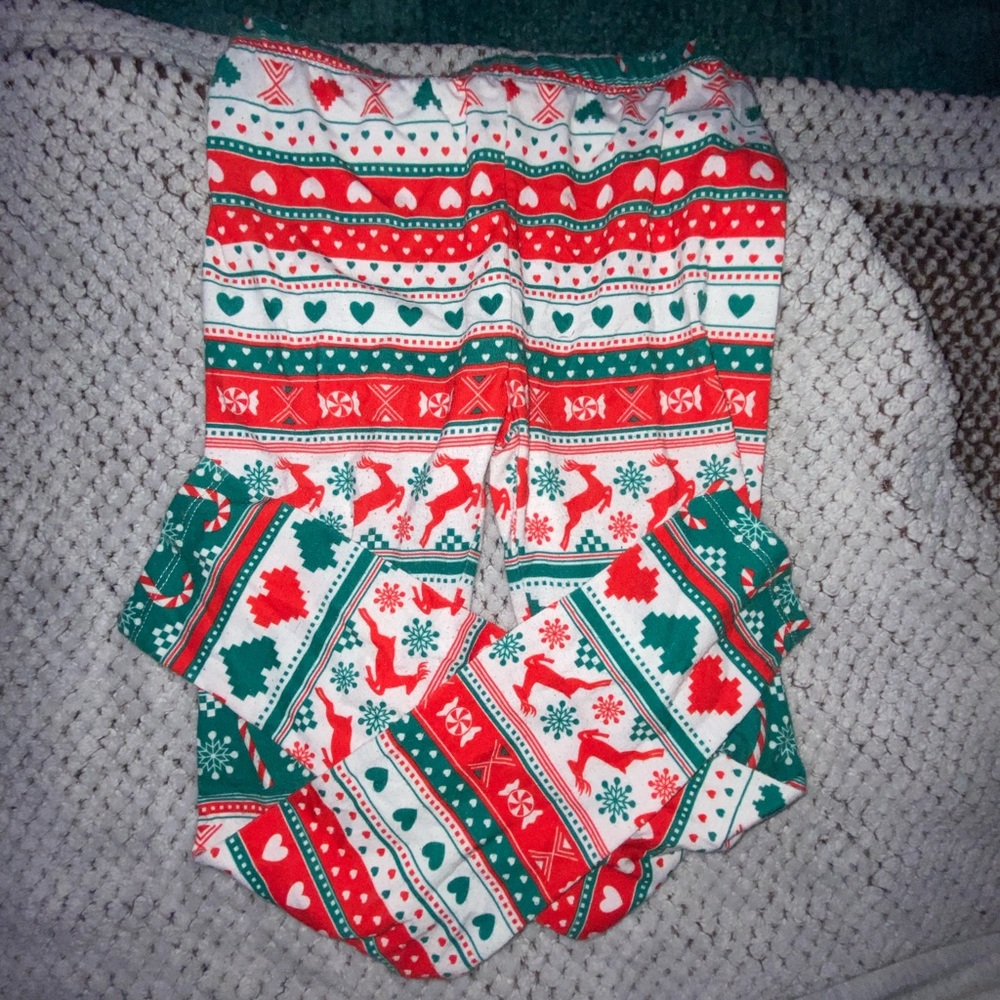 girls christmas leggings